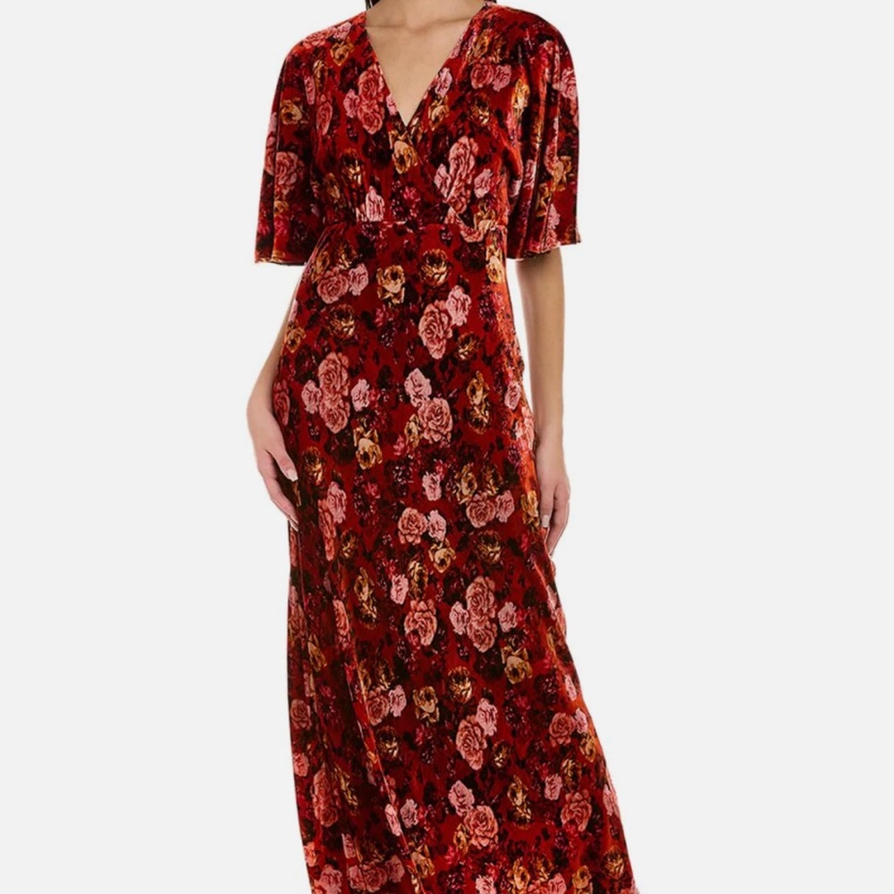Johnny Was Alanis Silk Blend Maxi Dress size S